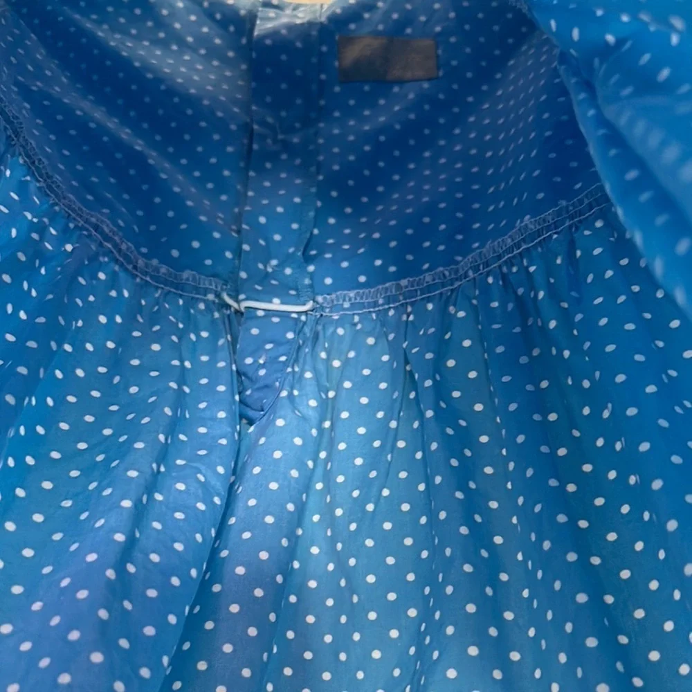 Eleanor Rose Blue A-line Bell Sleeve Dress